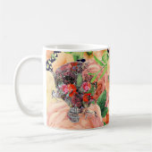 Mug Modèle crâne floral (Gauche)
