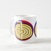Mug MODÈLE curatif de symbole du rei CHOKUREI Reiki de (Devant gauche)