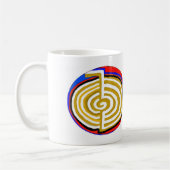 Mug MODÈLE curatif de symbole du rei CHOKUREI Reiki de (Gauche)