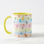 Mug Modèle d'amis de sésame de couleur arc-en-ciel (Gauche)