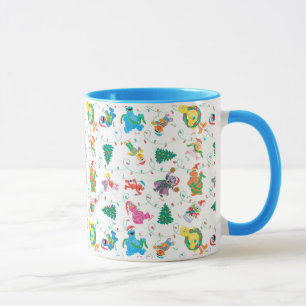 Mug Modèle d'arbre de Noël de Rue Sésame