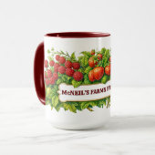 Mug Modèle de baies fraîches de la ferme (Devant gauche)