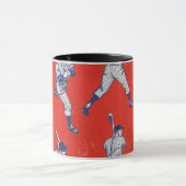 Mug Modèle de baseball vintage (Centre)