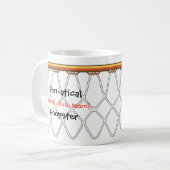 Mug Modèle de basket-ball Net_contour_Fan-atial (Devant gauche)