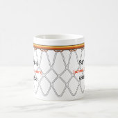 Mug Modèle de basket-ball Net_contour_Fan-atial (Centre)