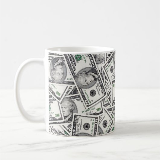 Mug Modèle de billet de 10 dollars (Gauche)