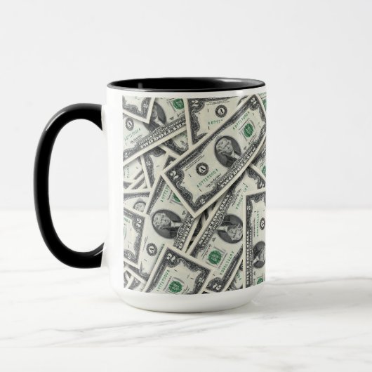 Mug Modèle de billet de 2 dollars (Gauche)
