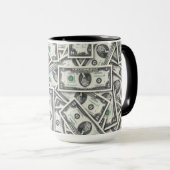 Mug Modèle de billet de 2 dollars (Devant droit)