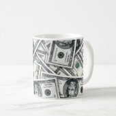 Mug Modèle de billet de vingt dollars (Devant droit)