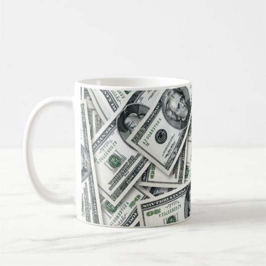 Mug Modèle de billet de vingt dollars (Gauche)