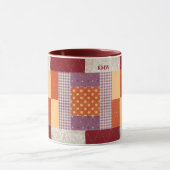 Mug Modèle de bloc de patchwork "Boîte de crayons" (Centre)