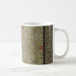 Mug Modèle de branche de saule et de lis doré de Willi
