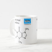 Mug modèle de caféine (Devant gauche)