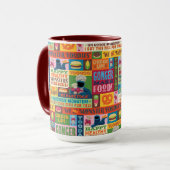 Mug Modèle de camion de gourmets de Cookie Monster (Devant gauche)