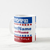 Mug Modèle de campagne personnalisé (Devant gauche)