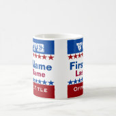 Mug Modèle de campagne personnalisé (Centre)