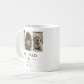 Mug Modèle de collage de photos de compagnie Papa Chie (Devant gauche)