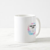 Mug Modèle de conception aquarelle modifiable – Votre  (Devant droit)
