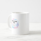 Mug Modèle de conception aquarelle modifiable – Votre  (Devant gauche)
