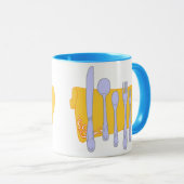 Mug Modèle de conception de Cuisine Dinnerware (Devant droit)