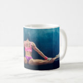Mug Modèle de condition physique féminine Split Thunde (Devant droit)