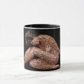 Mug Modèle de corps de fille d'art Abstrait assis fill (Centre)