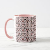 Mug Modèle de damasse de porc (Gauche)