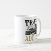 Mug Modèle de dépendance ferroviaire Hobbyiste ferrovi (Devant droit)
