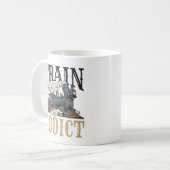 Mug Modèle de dépendance ferroviaire Hobbyiste ferrovi (Devant gauche)