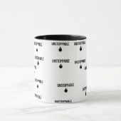 Mug Modèle de devis motivationnel sans limites (Centre)