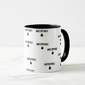 Mug Modèle de devis motivationnel sans limites (Devant droit)