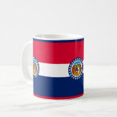 Mug Modèle de drapeau d'État du Missouri (Devant gauche)