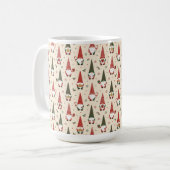 Mug Modèle de fête de gnome de Noël (Devant gauche)