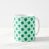 Mug Modèle de feuille de trèfle de la Saint-Patrick (Devant droit)