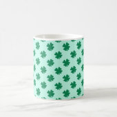 Mug Modèle de feuille de trèfle de la Saint-Patrick (Centre)