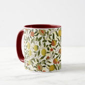 Mug Modèle de grenade William Morris Lemons (Devant gauche)