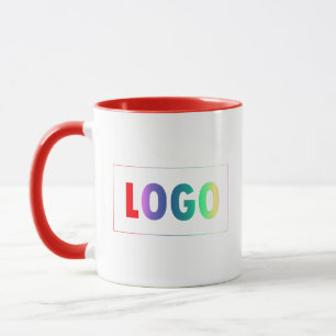 Mug Modèle de logo d'entreprise simple personnalisable