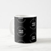 Mug Modèle de logo et de texte modifiable facile à rem (Devant gauche)