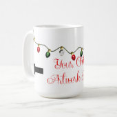 Mug Modèle de Noël (Devant gauche)