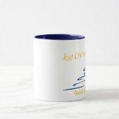 Mug Modèle de noms de croix de ligne (Centre)