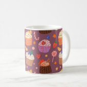 Mug Modèle de petits cupcakes (Devant droit)