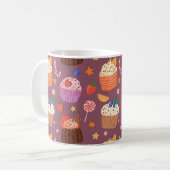 Mug Modèle de petits cupcakes (Devant gauche)
