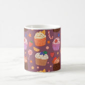 Mug Modèle de petits cupcakes (Centre)