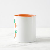 Mug Modèle de photo d'ananas mignon personnalisé pour (Centre)