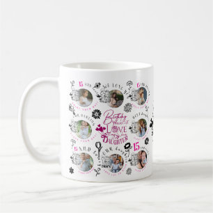 Mug Modèle de photo personnalisé pour l'anniversaire d