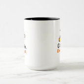 Mug Modèle de pingouin drôle pointé et parti (Centre)