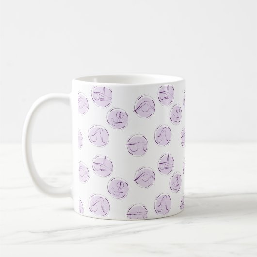 Mug modèle de poses Pilates (Gauche)