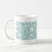 Mug Modèle de raisin de William Morris sarcelle turquo (Gauche)