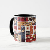 Mug Modèle de scènes de dessin animé Harry Potter (Devant gauche)