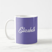 Mug Modèle de script personnalisé Ajouter un nom Périw (Gauche)
